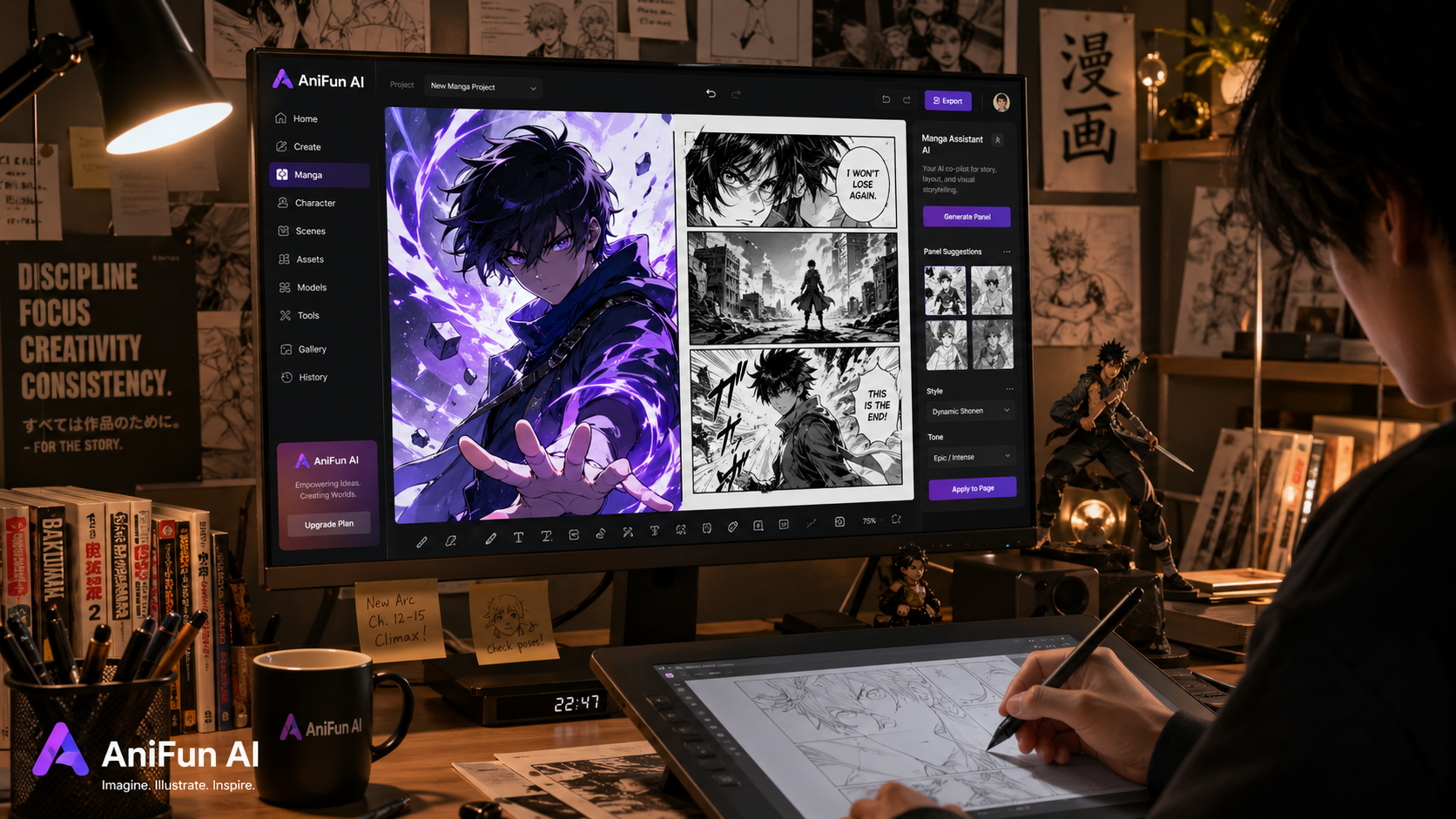 AniFun AI: The All-in-One Creative Suite Redefining Anime and Manga Production Image