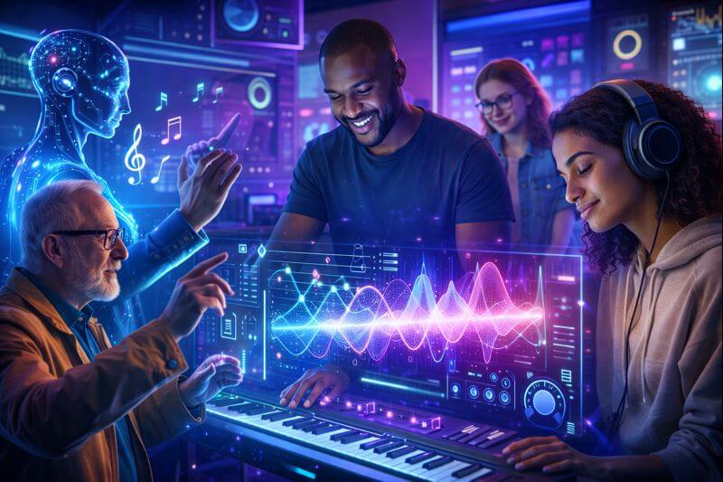 Unleash Your Inner Composer: Exploring the Revolutionary AI Music Platform Suno.com Image