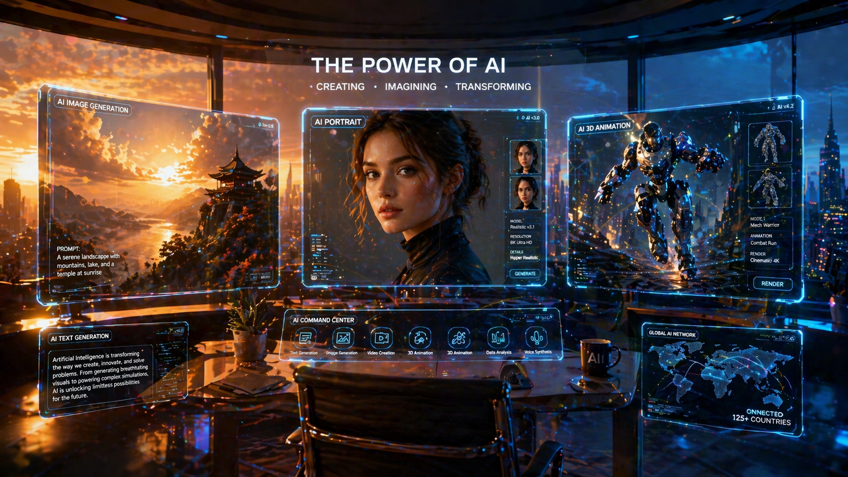 ChineseAI: A Unified Powerhouse for Global AI Content Creation Image