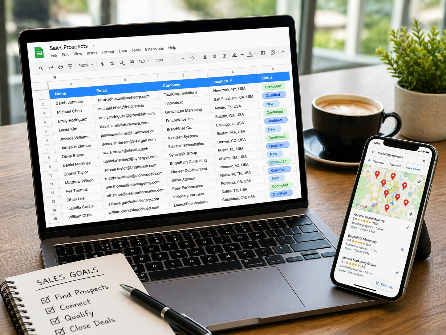 GMapsScraper.AI: Turning Local Map Data into Scalable B2B Sales Pipelines Image
