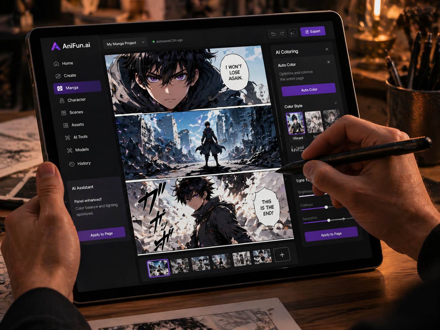 AniFun AI: The All-in-One Creative Suite Redefining Anime and Manga Production Image