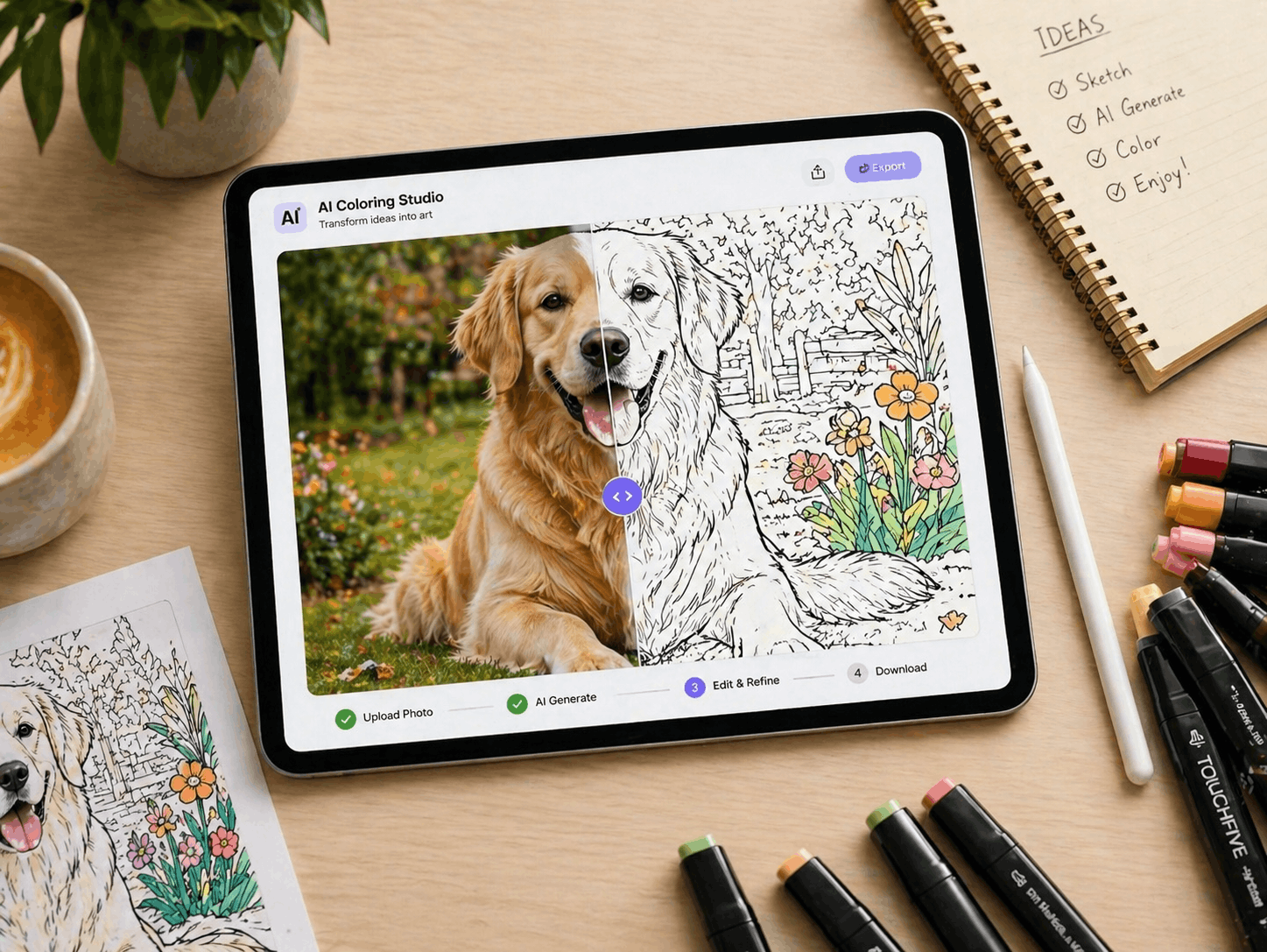 From Pixels to Outlines: Streamlining Design with Image to Line AI Image