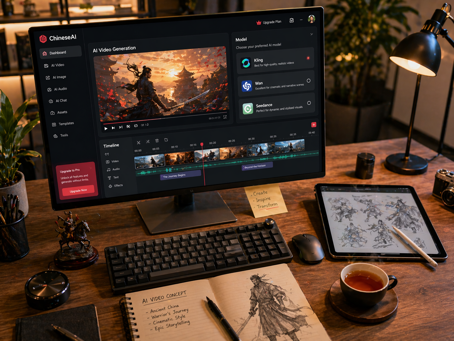 ChineseAI: A Unified Powerhouse for Global AI Content Creation Image