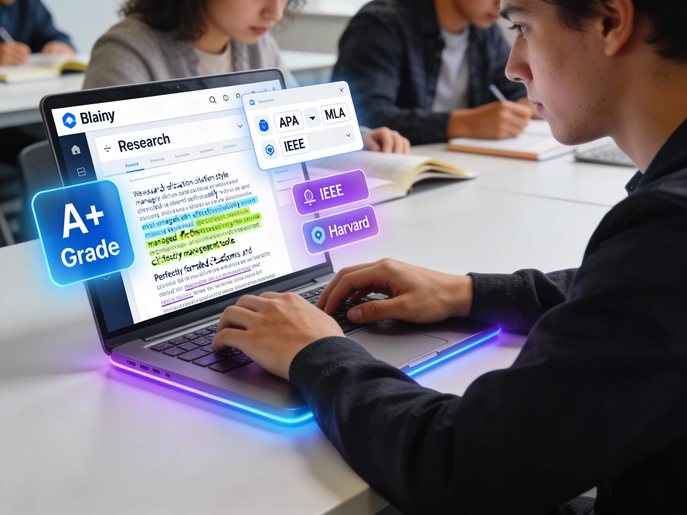 Blainy: The AI Research Assistant Transforming Academic Writing for the Modern Student Image