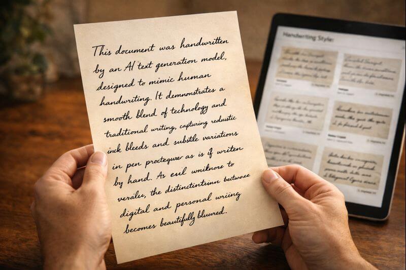 HandtextAI: Bridging the Gap Between Digital Speed and Personal Authenticity Image