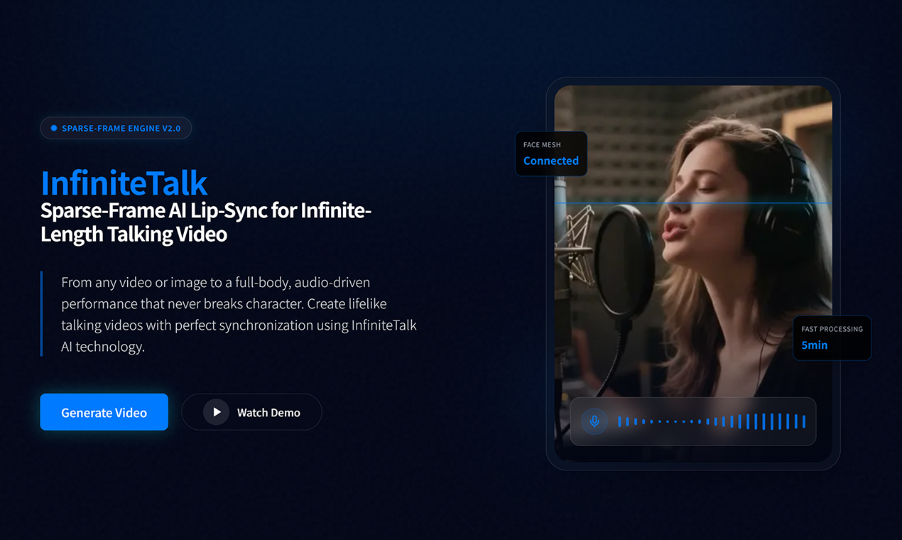 InfiniteTalk startup – 