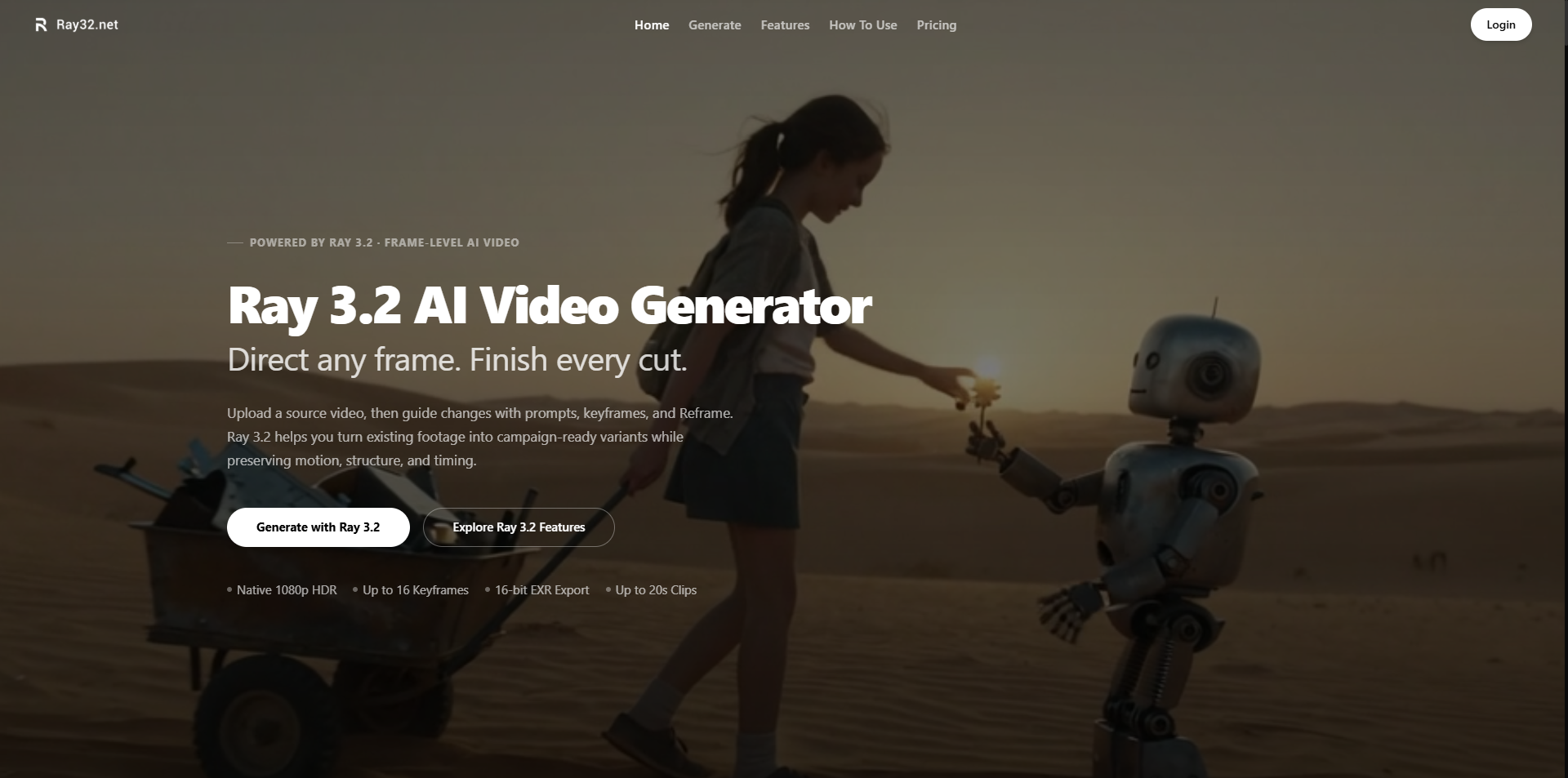 Ray 3.2 AI startup – 