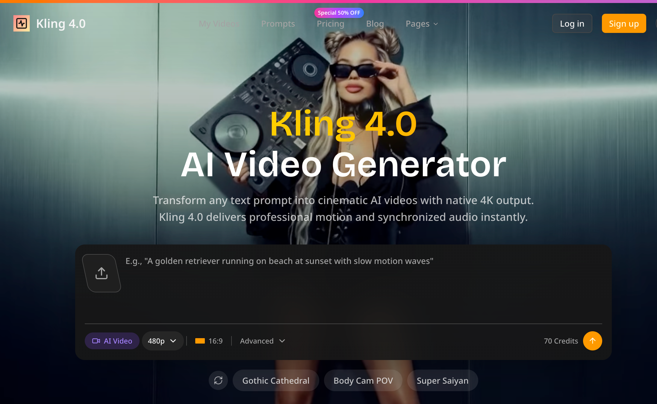 Kling 4.0 startup – 