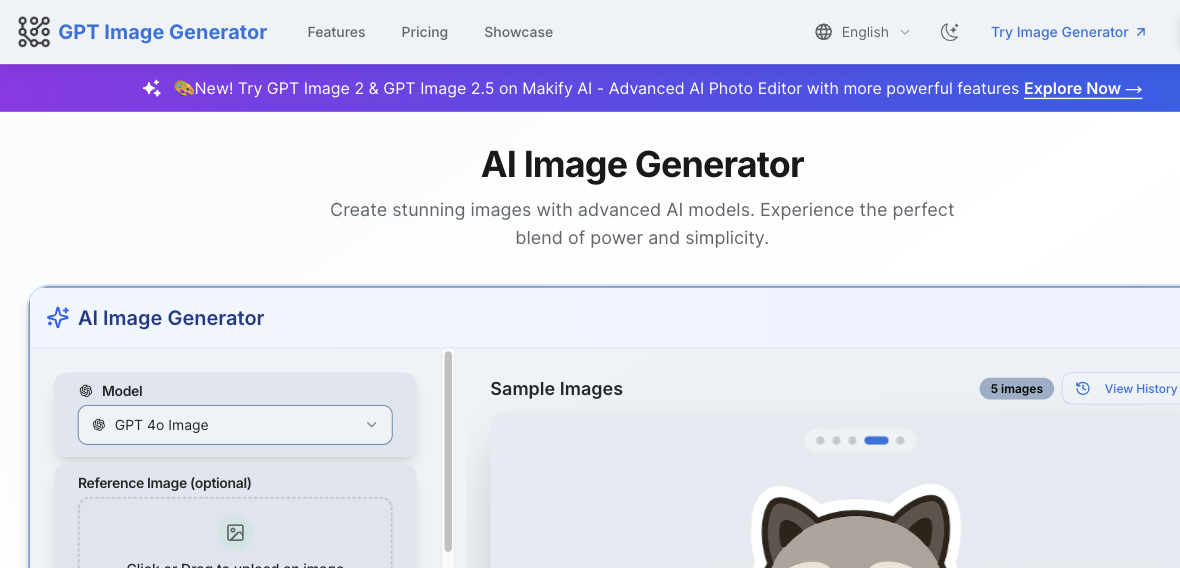 GPT Image Generator - Social Image Studio startup – 