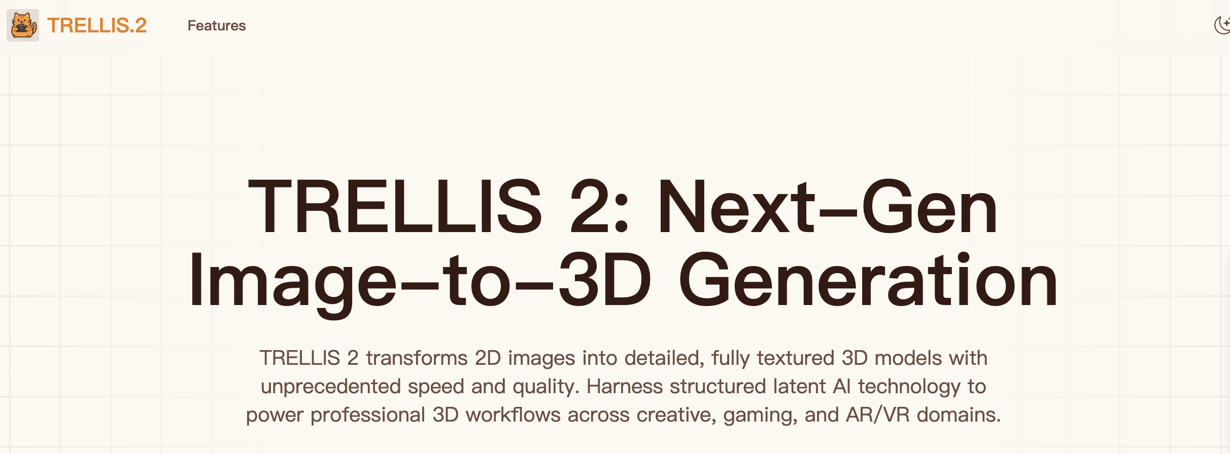 TRELLIS 2 startup – 