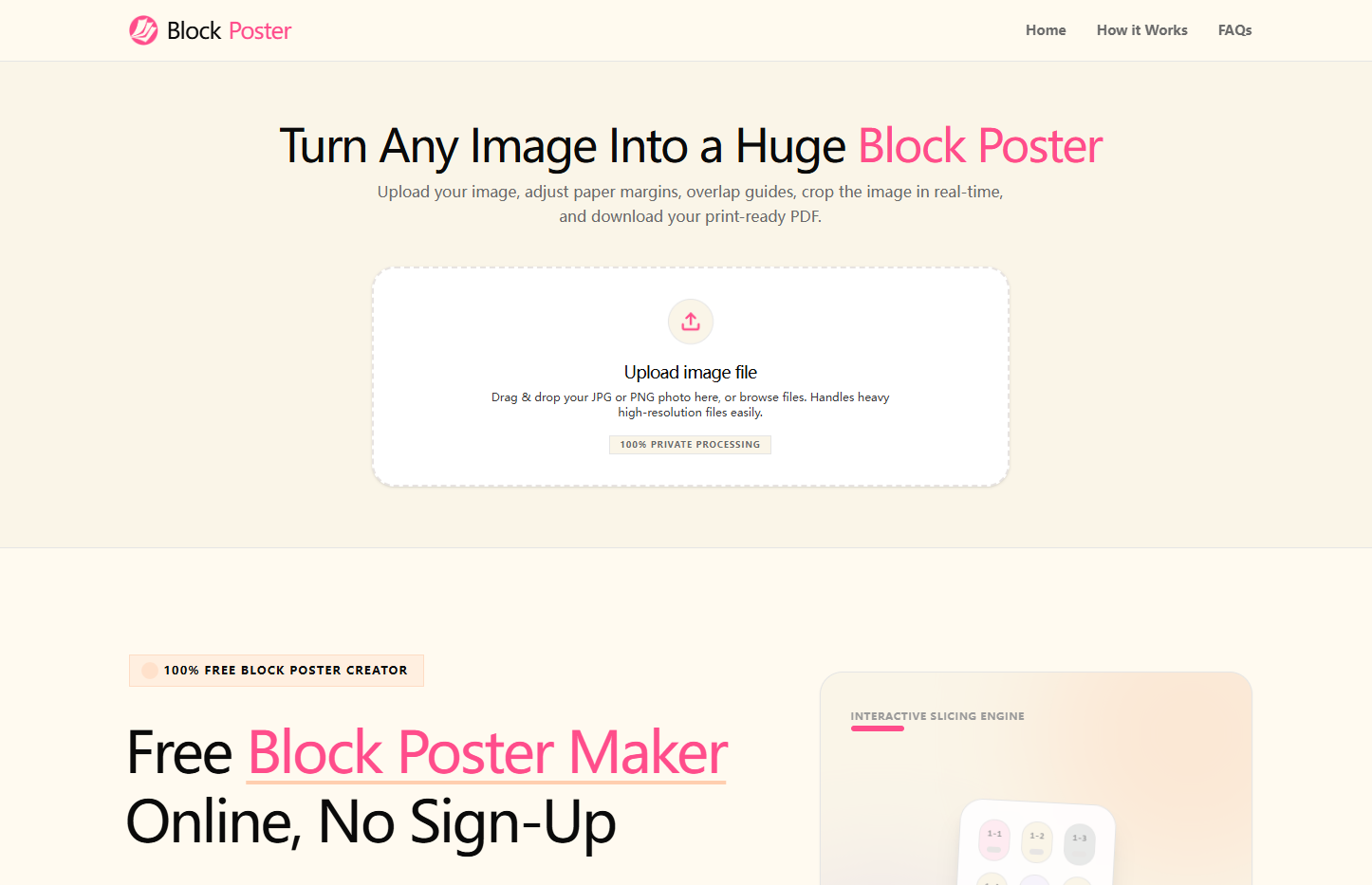 Block Poster startup – 