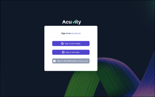 Acuvity startup – AI Monitor