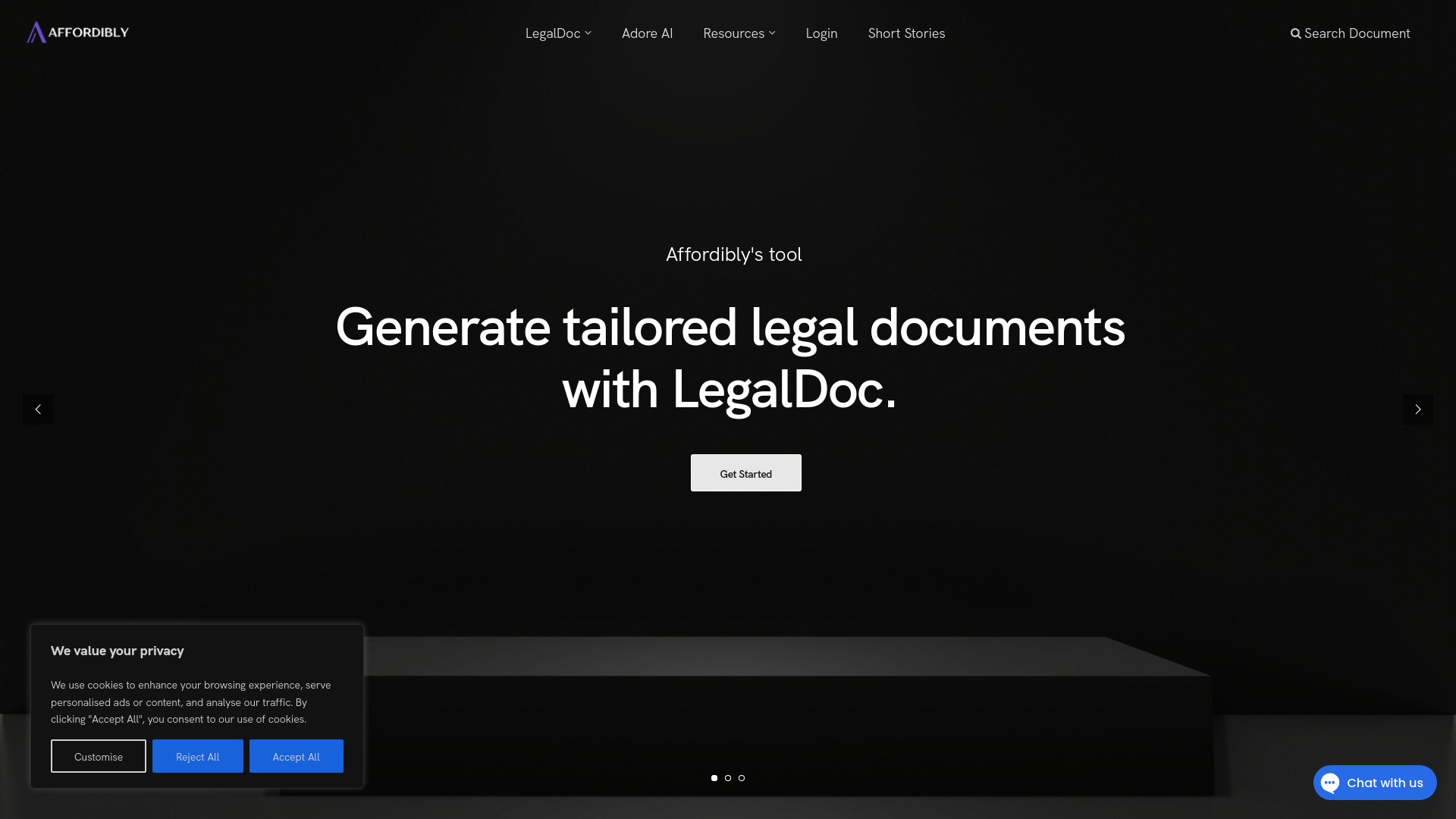 Affordibly startup – AI Documents Generator