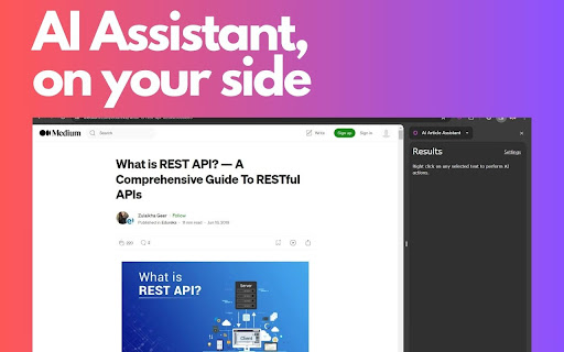 AI Article Assistant startup – AI Article Summarizer