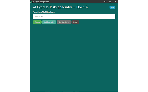 AI Cypress Tests generator startup – AI Testing