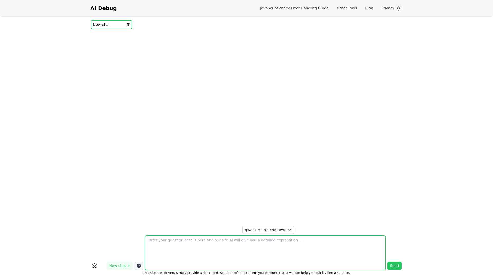AI Debug startup – AI Code Assistant