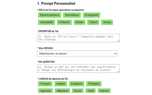 AI for All startup – AI Prompt Generator