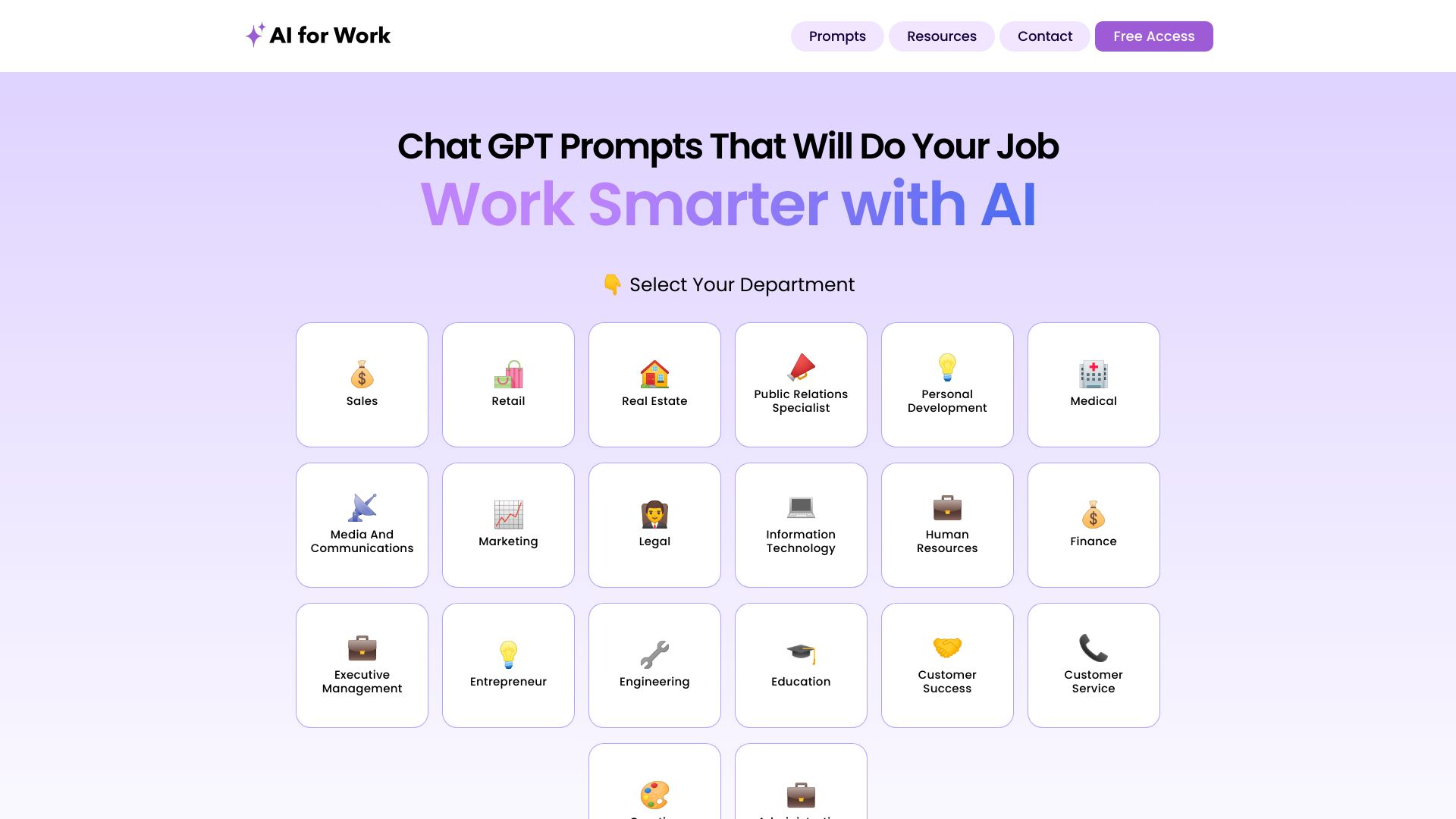 Ai for Work startup – AI Tools Directory