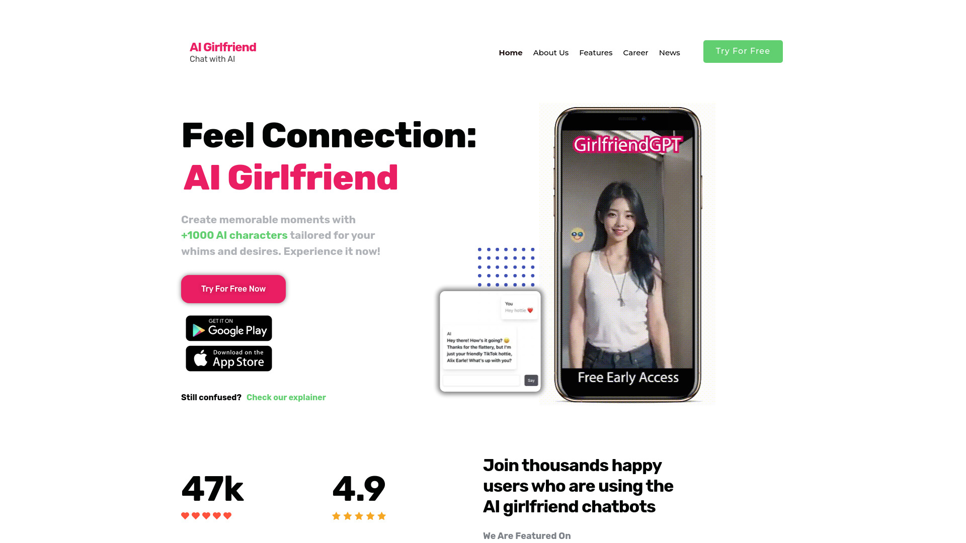 AI Girlfriend -  The Perfect Virtual GF startup – AI Girlfriend