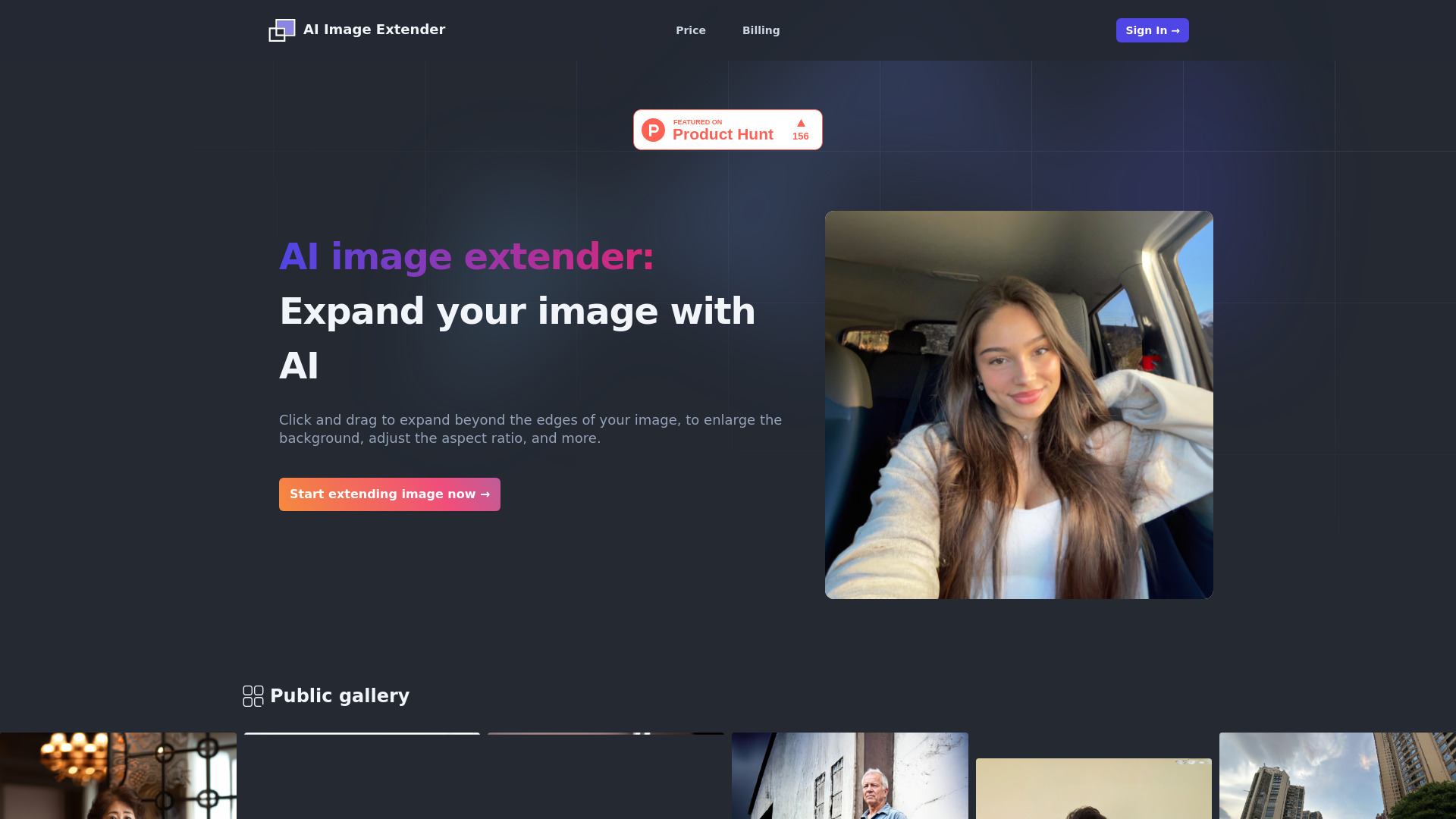 AI image extender startup – AI Expand Image