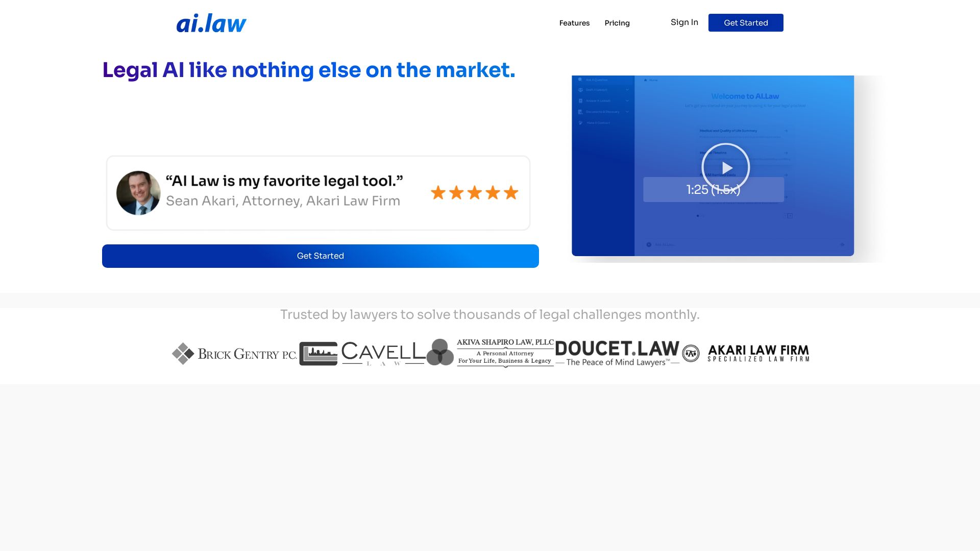 AI Law startup – AI Legal Assistant