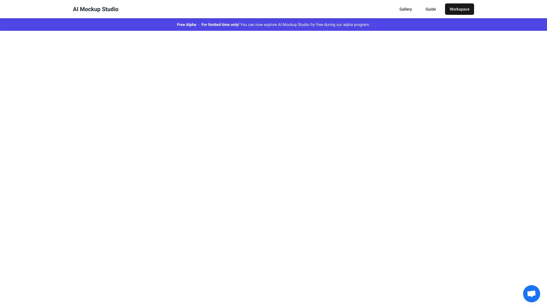 AI Mockup Studio startup – AI Mockup Generator