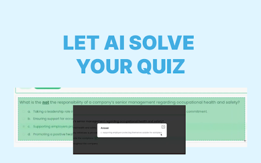 AI Quiz Solver - Solve Your Quiz Easily startup – Homework Helper