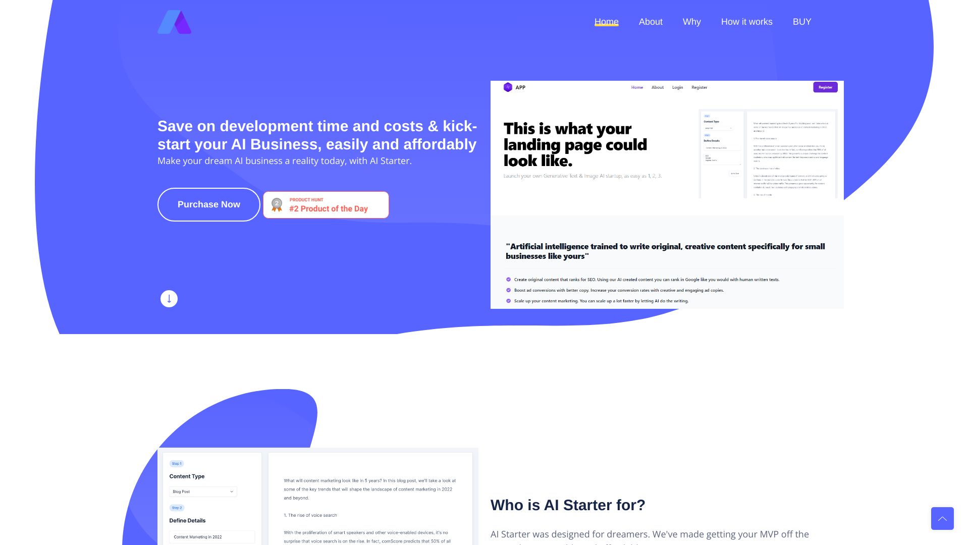 AI Starter startup – AI App Builder