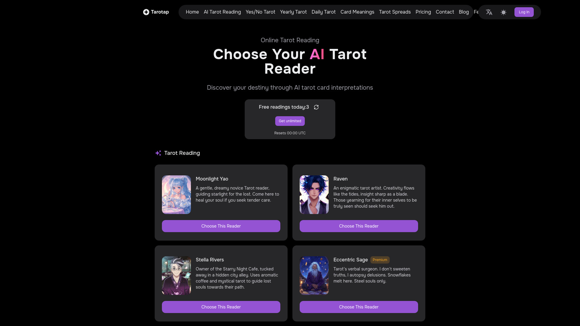 AI Tarot startup – AI Assistant