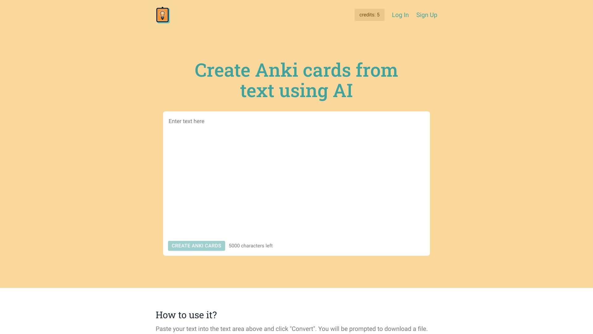 Ai To Cards startup – AI Flashcard Maker