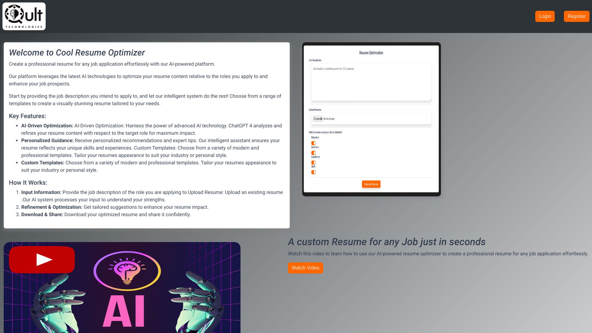 AI tool for job seekers startup – AI SEO Assistant