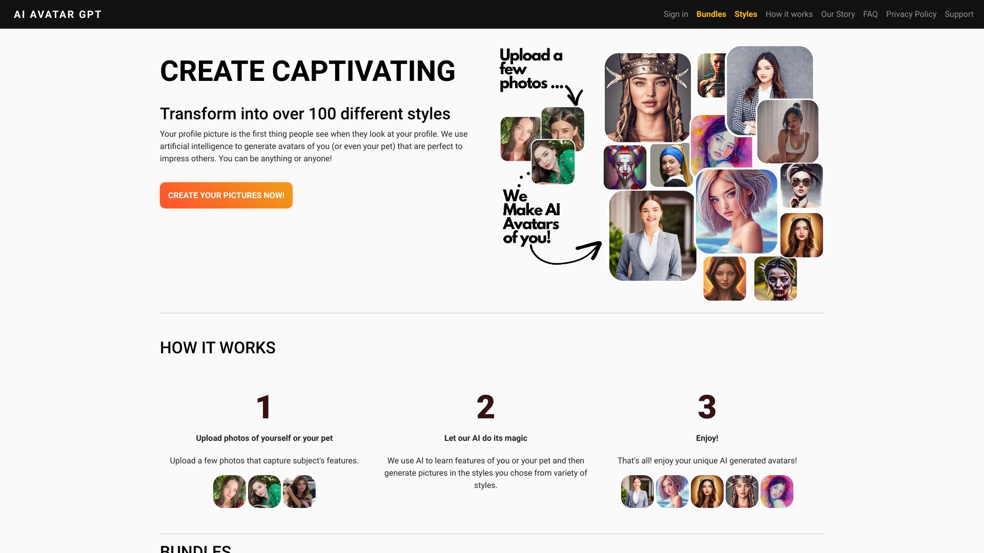 AIAvatarGPT.com startup – AI Avatar Generator