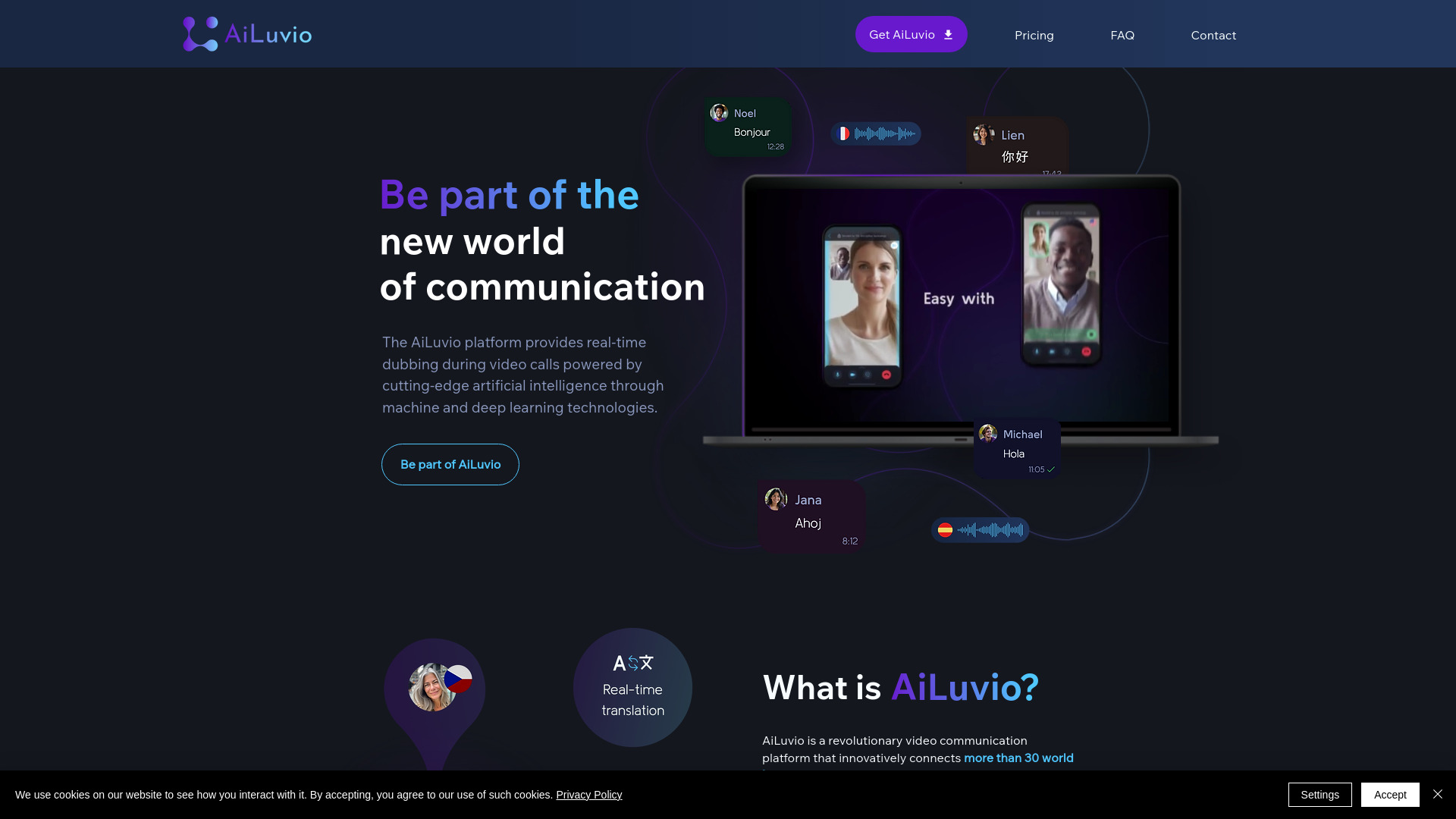 AiLuvio startup – AI Dubbing