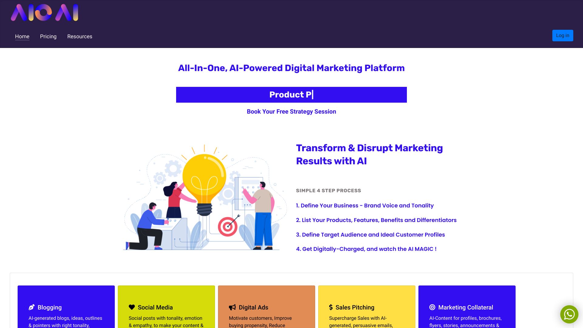 AIOAI startup – AI Digital Marketing