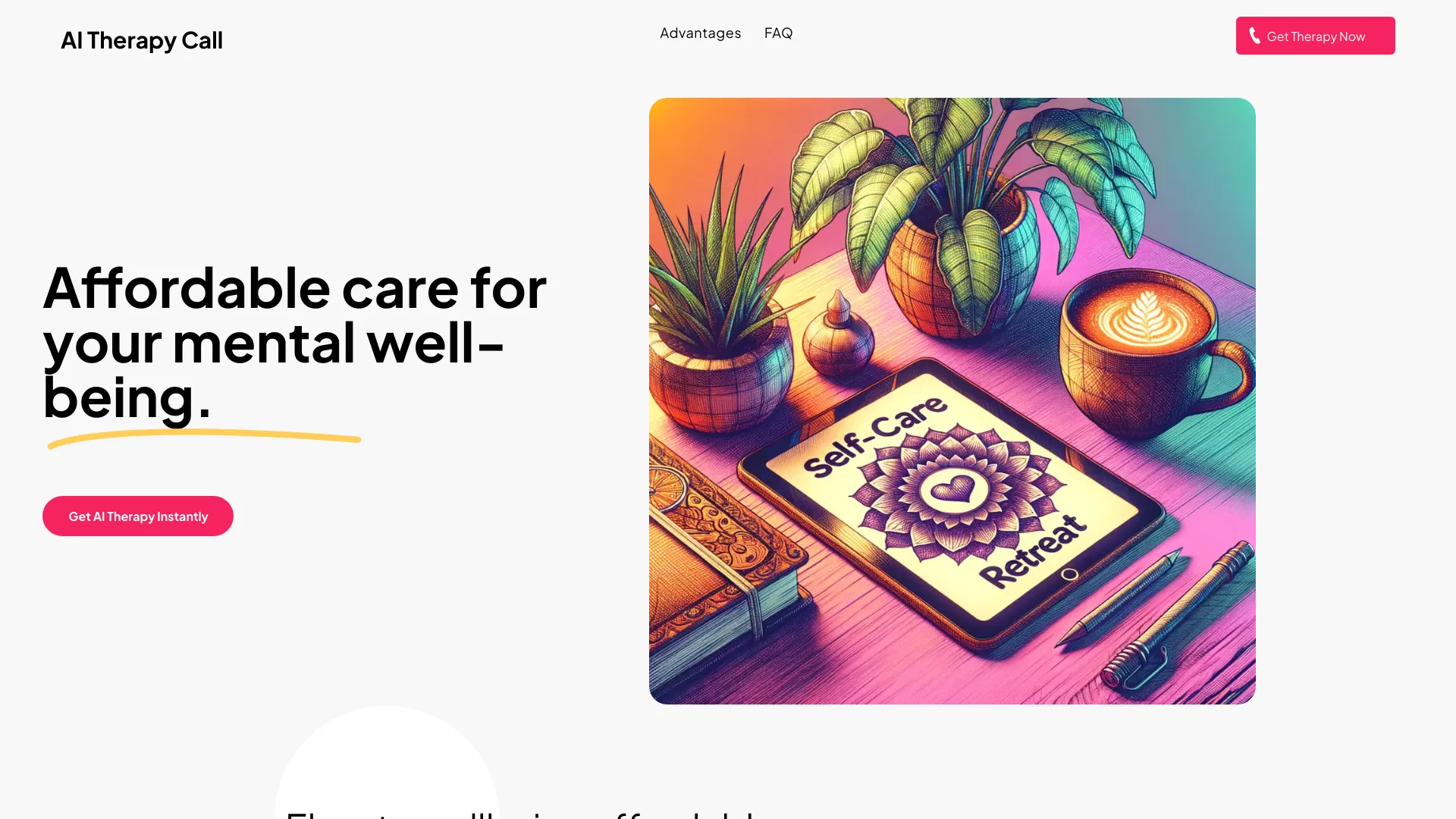 aiTherapyCall: Mind-Blowing AI Therapy! startup – AI Therapist