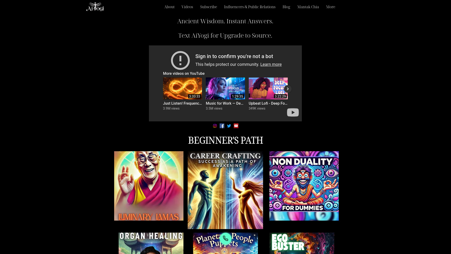 AiYogi.ai startup – AI Religion