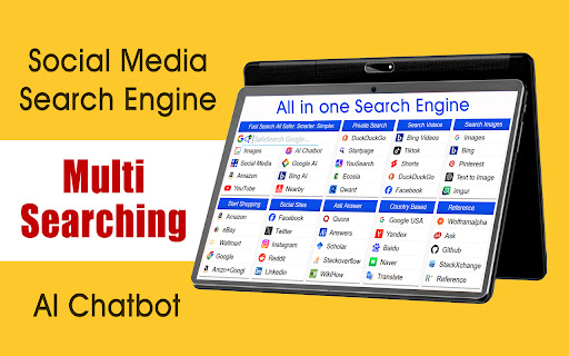 All in one AI Chat Social Media Search Engine startup – AI Browsers