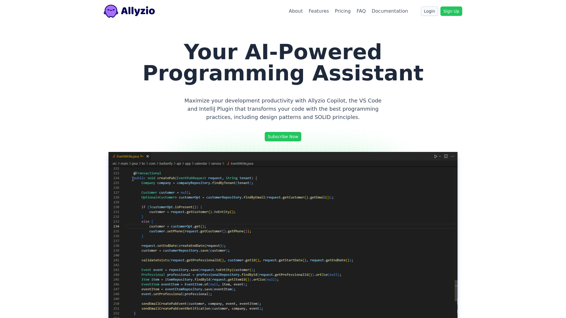 Allyzio Copilot startup – AI Copilot