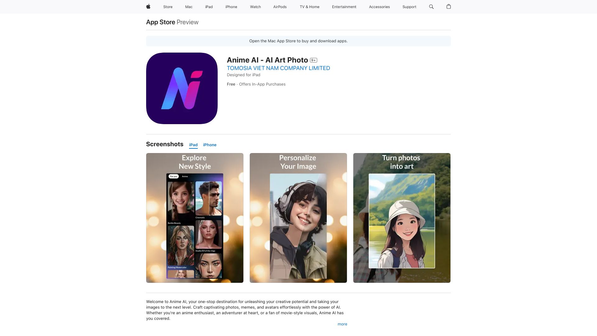 Anime AI - AI Art Photo startup – AI Anime & Cartoon Generator