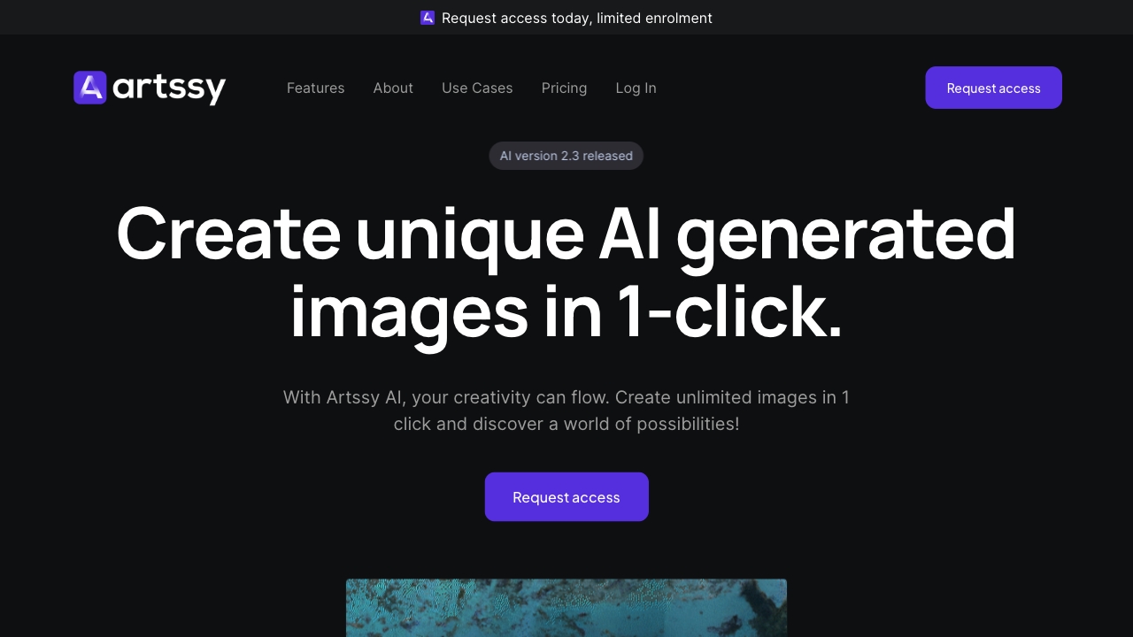 Artssy startup – AI Art Generator