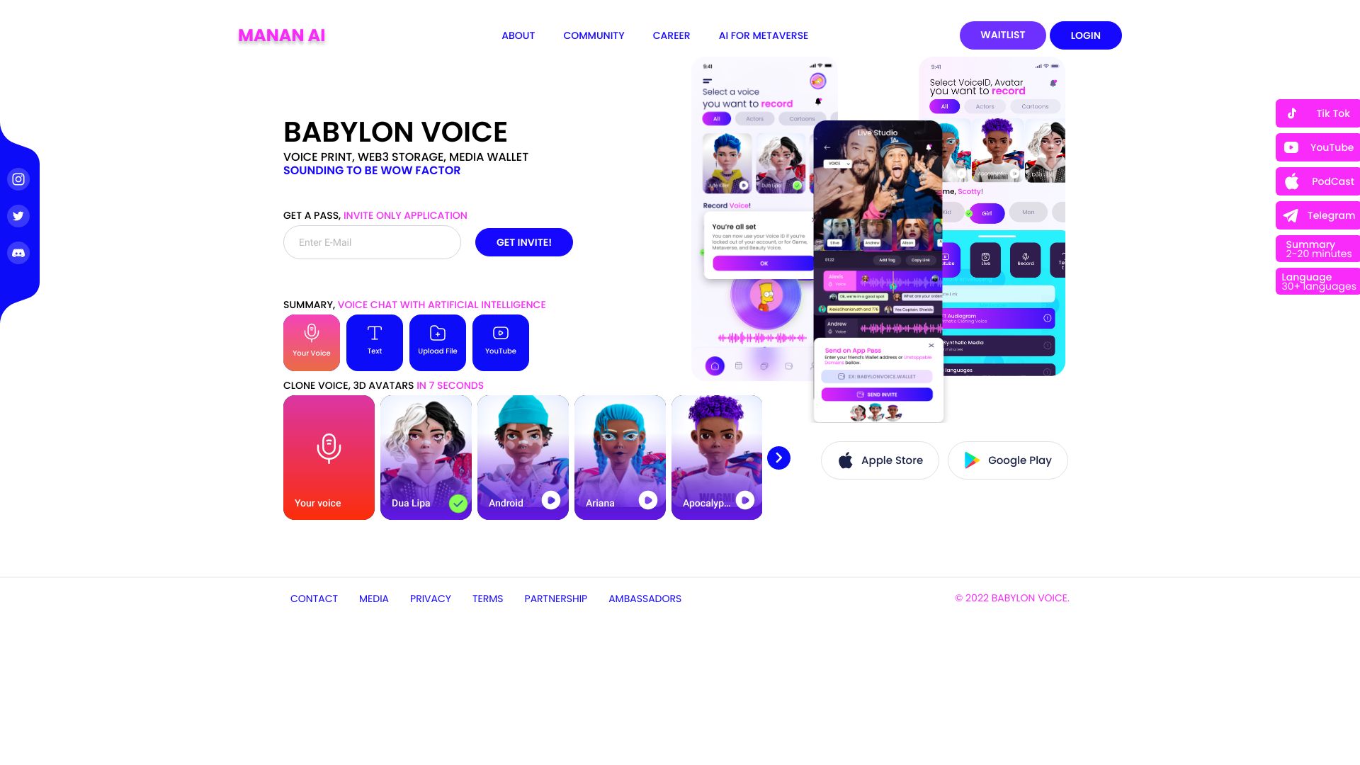 Babylon Voice - AI Voice GPT and VoiceID startup – AI Voice Generator