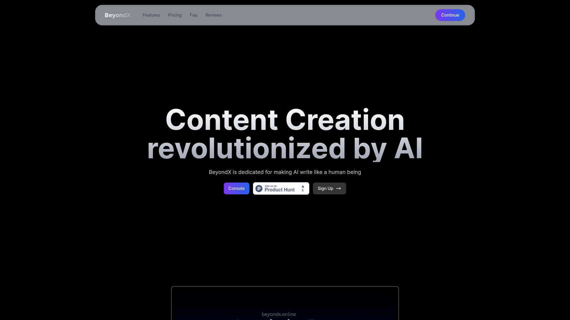 BeyondX startup – AI Blog Generator