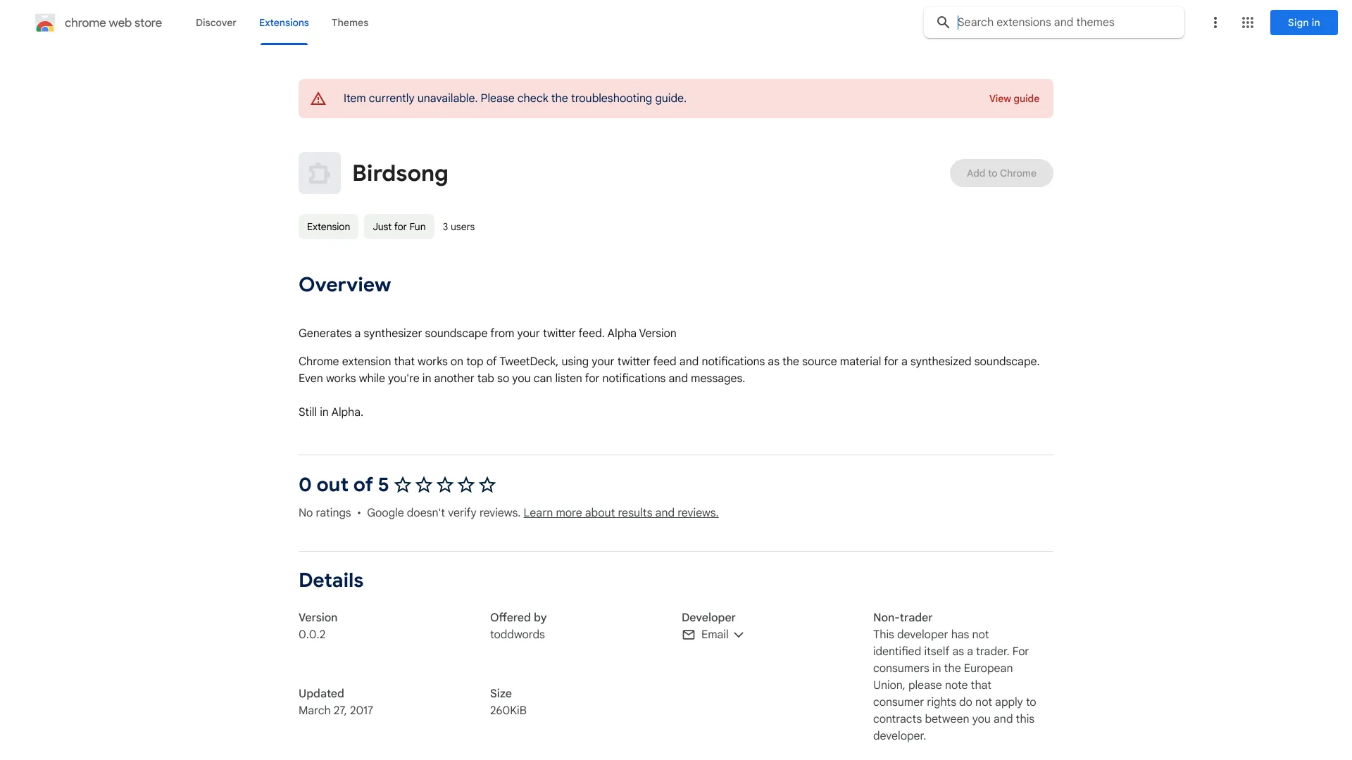 Birdsong startup – AI Music Generator