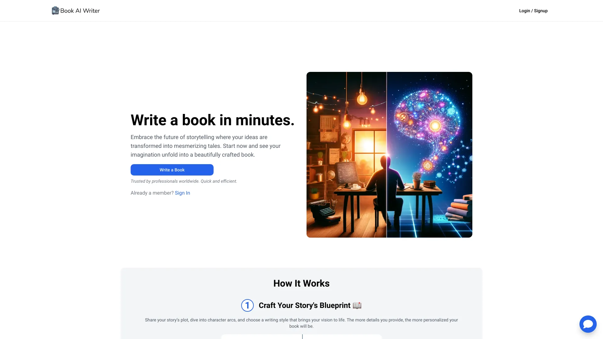 Book AI Writer startup – AI Book Writing