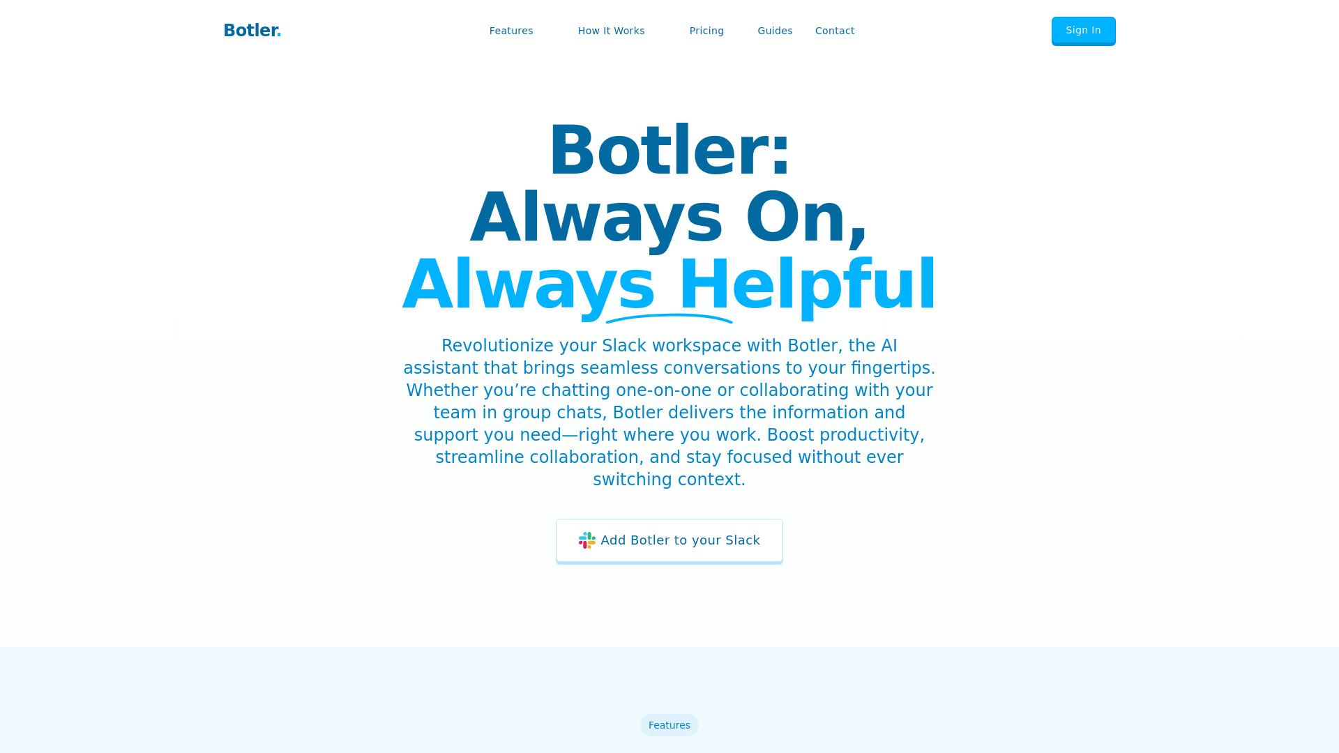 Botler startup – AI Assistant