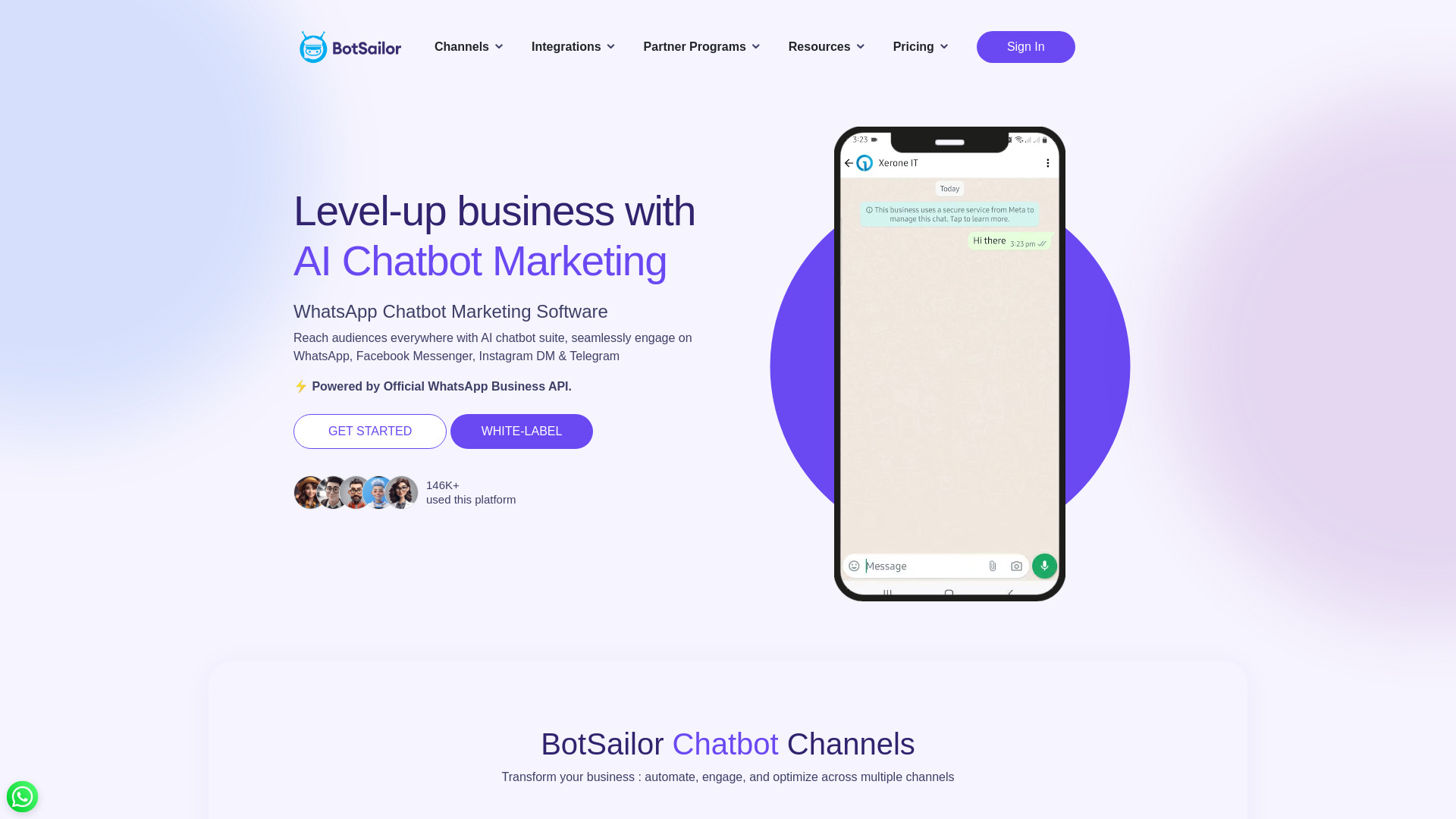 BotSailor startup – AI Chatbot