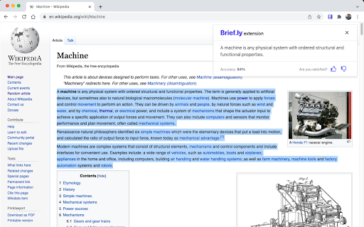 Briefly startup – AI Summarizer