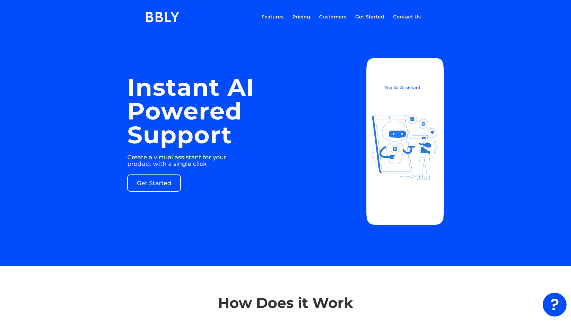 Bubbly startup – AI Chatbot