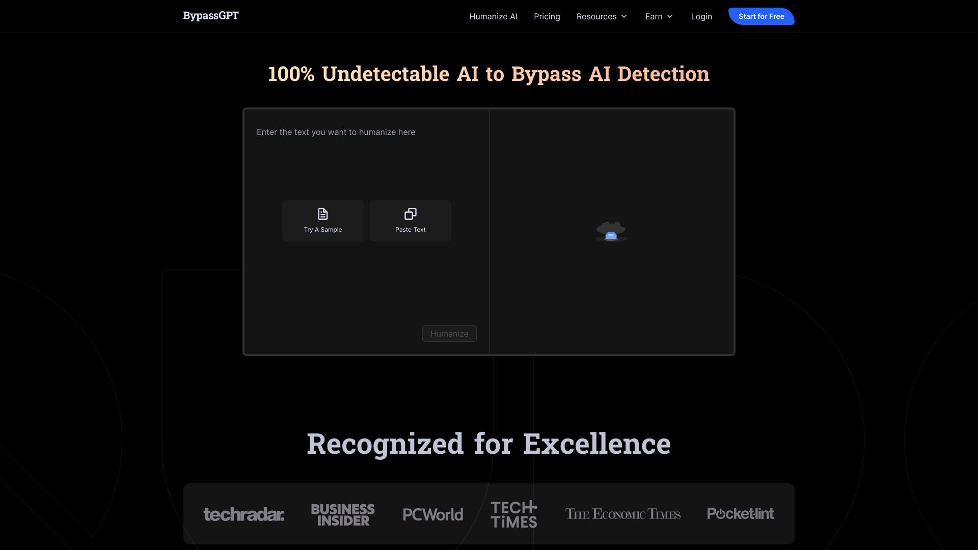 BypassGPT startup – AI Bypasser