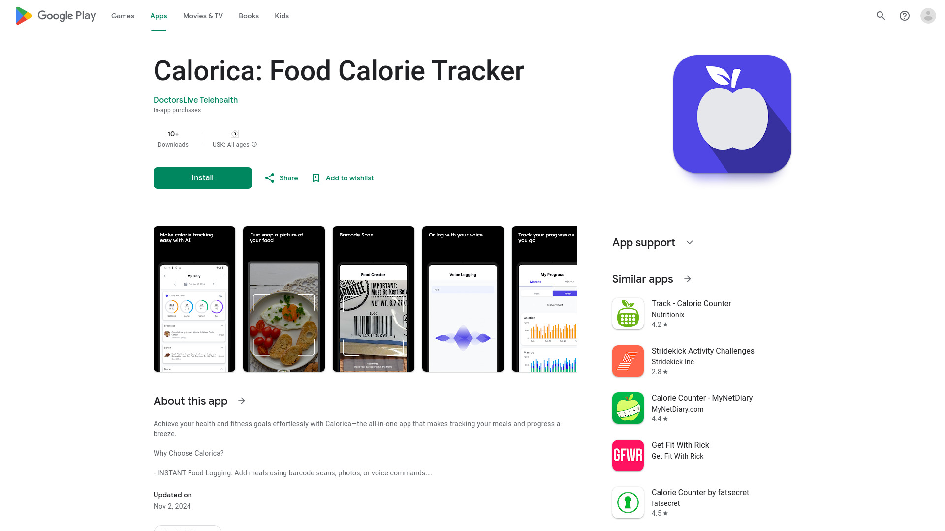 Calorica startup – Other